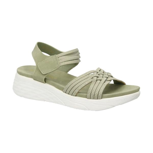 Cipriata Womens/Ladies Eletta Crossover Strap Sandals - Sage Green - 