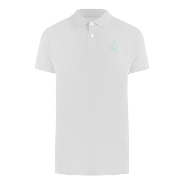 Iceberg Ice Iceberg Triangle Logo White Polo Shirt