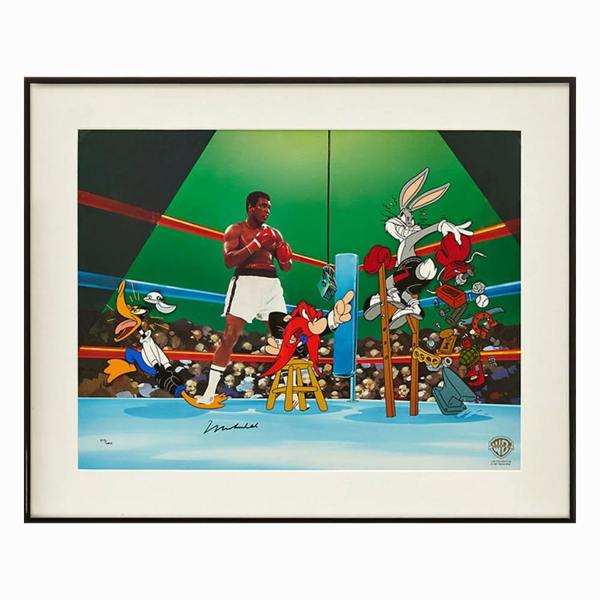 Unbranded Muhammad Ali framed signed "Empty That Glove" Signed Limited Edition