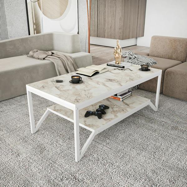 Decorotika Flora 120 cm Coffee and Cocktail Table
