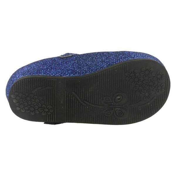 Spot On Girls Spot On Flat Shoe With Glitter Bow Decoration