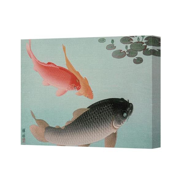 Benjamin Tate Design Koi Fish Canvas Wall Art Print Modern Home Decor Gallery Quality