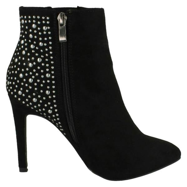 Anne Michelle Ladies Anne Michelle Slim Heel Ankle Boots