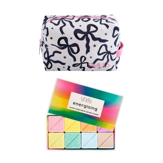 SMUG Wake-Up Wash Bag Set – Various Prints - Bows