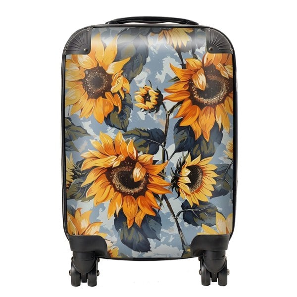 Warren Reed Sunflowers On A Sunny Day Suitcase