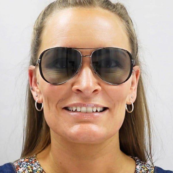 Michael Kors Sunglasses Chelsea 5004 1014/T5 Gold Dark Chocolate Brown Gradient Polarized