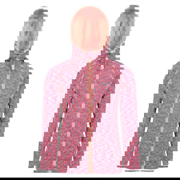 Mountain Warehouse Childrens/Kids Kayleigh II Stripe Full Zip Hoodie - Orange - 