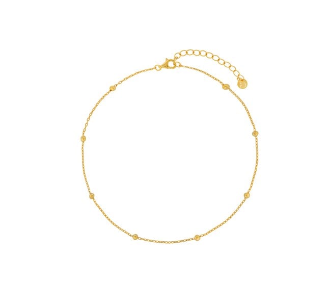 Gold Trip Satellite Chain Anklet