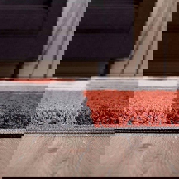 Geometric Design Thick Shaggy Area Rugs Terra