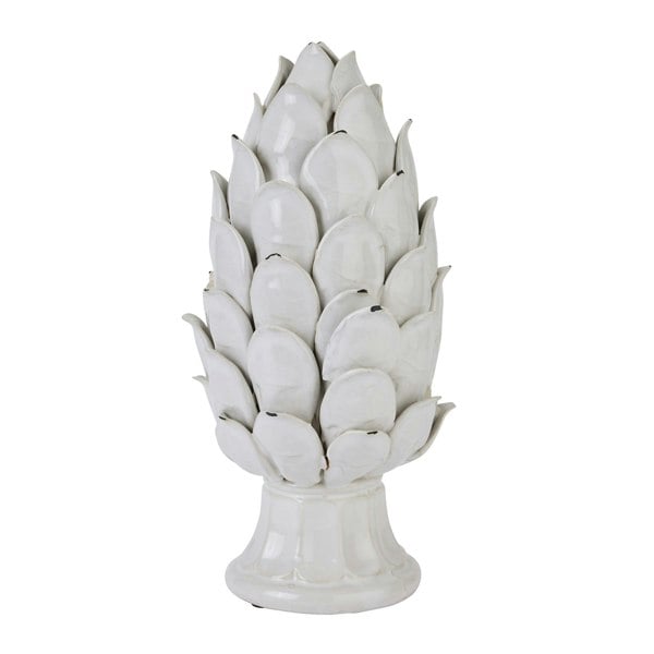 Hill Interiors Chianti Artichoke Ornament - White