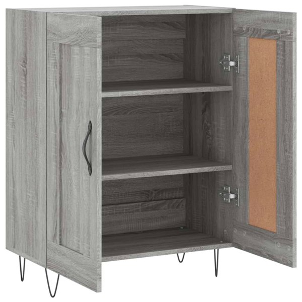 Berkfield Sideboard Grey Sonoma 69.5x34x90 cm Engineered Wood