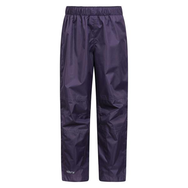 Mountain Warehouse Childrens/Kids Spray II Waterproof Over Trousers - Purple - 