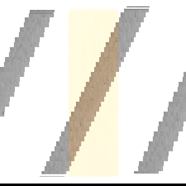 Furniture To Go Line Wardrobe with 2 Sliding Doors 1 Small Door and 2 Drawers in Jackson Hickory Oak