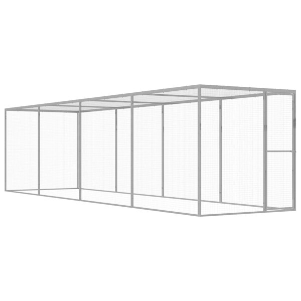 Berkfield Cat Cage 6x1.5x1.5 m Galvanised Steel