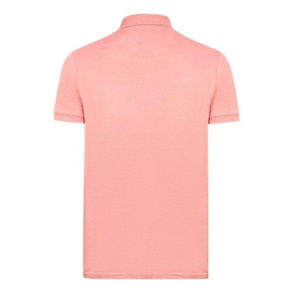 Lyle & Scott Rosette Plain Polo Shirt - Salmon Pink