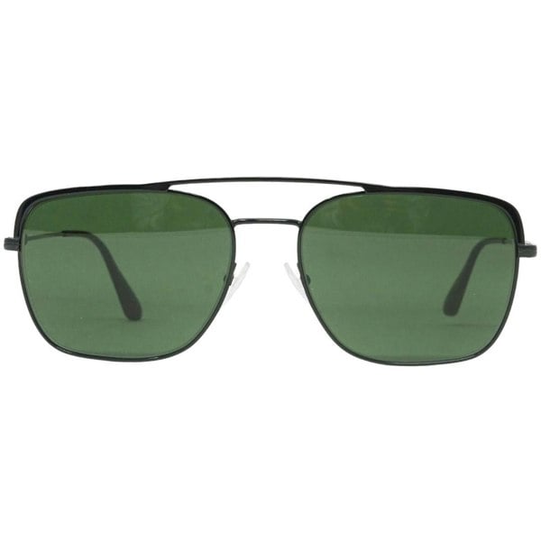 Prada Green Lens Black Sunglasses