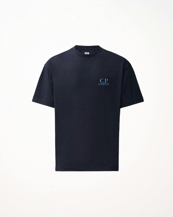 C.P. Company 30/1 Jersey Comfort Mens T-Shirt - Total Eclipse 888
