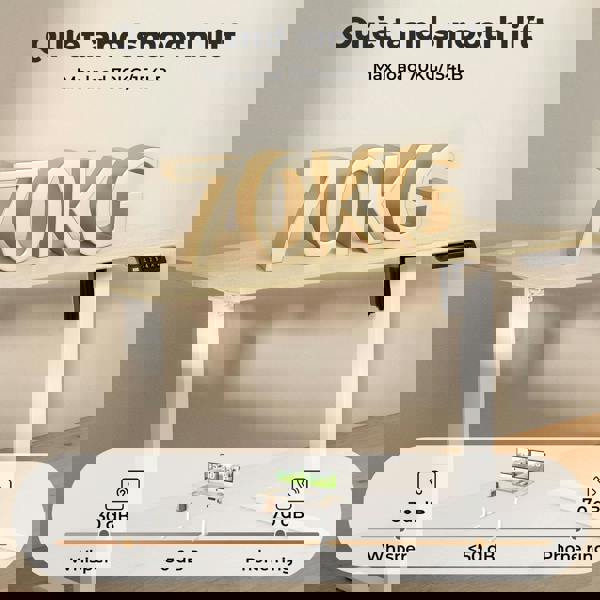 Levede Electric Standing Desk Height Adjustable with Memory Control 120cm Wide