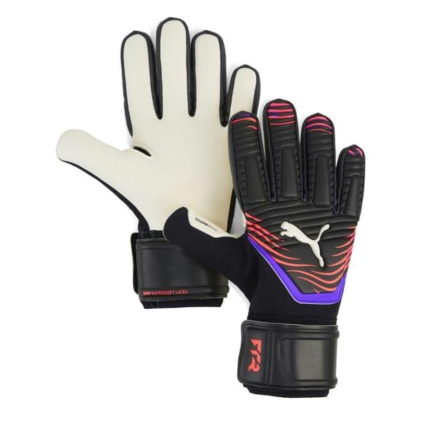 Puma Childrens/Kids Future Goalkeeper Gloves - Black/Red - 