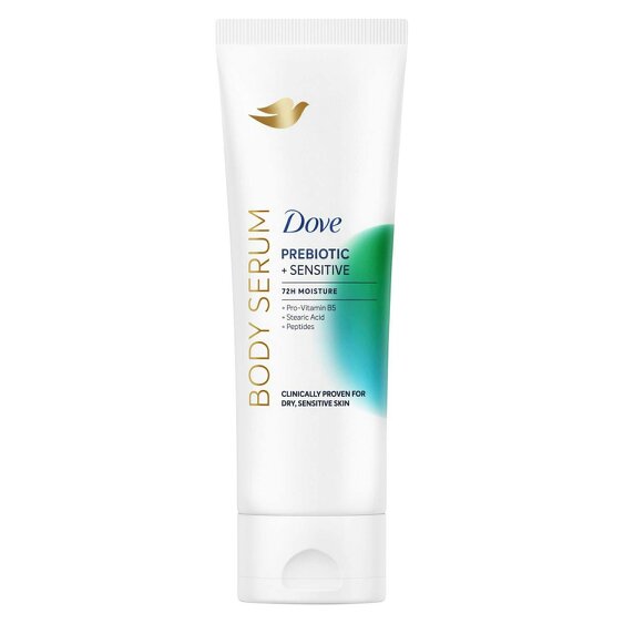 Dove Prebiotic Sensitive Body Serum 6 Pack, Pro Vitamin B5 & Peptides, 6x200ml
