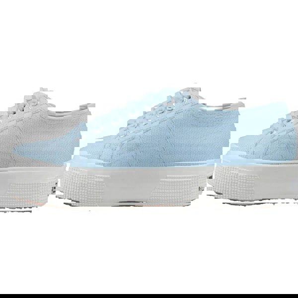 Superga 2740 PLATFORM Cotton Women's Crystal Azul Trainers