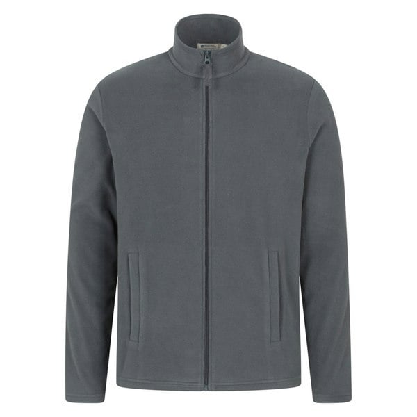 Mountain Warehouse Mens Raso Full Zip Fleece Top - Dark Grey