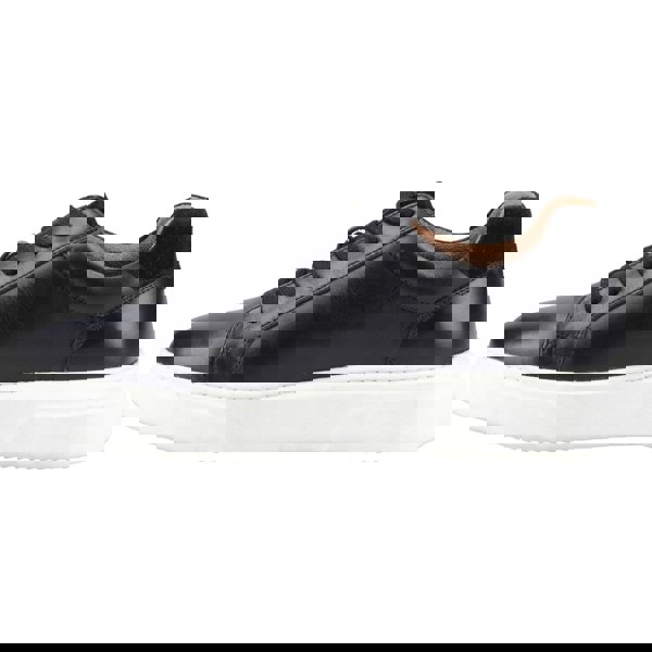 Hush Puppies Whelan Leather Men's Black Trainers