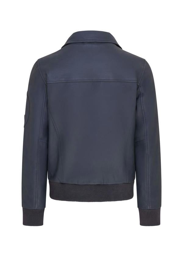 Infinity Leather Mens A2 Cowhide Leather Bomber Jacket-Eura