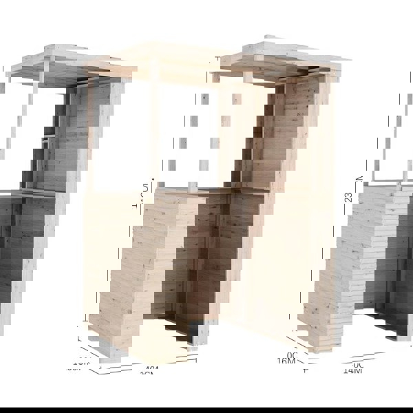 Outdoor Solid Wood Garden Bar Garden Bars Living and Home