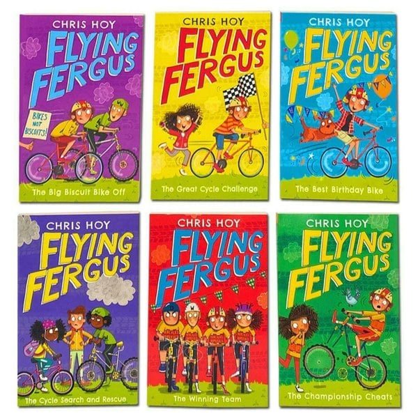 Chris Hoy Flying Fergus The Super Cycle 6 Book Set - Cycle Search And Rescue Winning T..