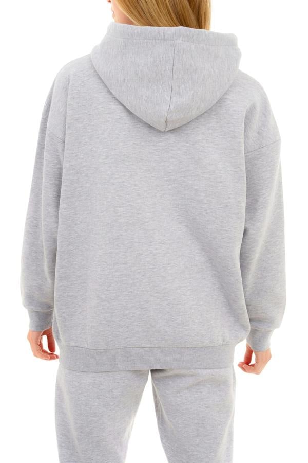 Smart Living Women's Zip-Up Hoodie - Soft Cotton Blend with Drawstring Hood - Stylish Everyday Comfort