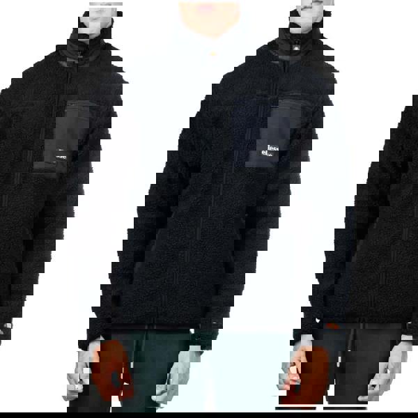 Ellesse Mens Este Full Zip Fleece Jacket - Black - 