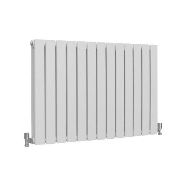 Designer Flat Panel Radiator - Gloss White (600mm x 910mm)