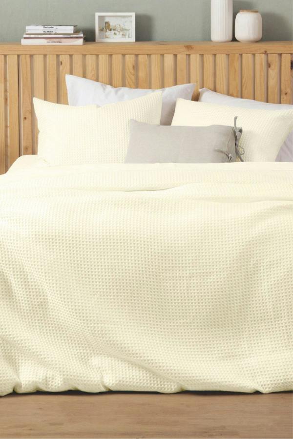 Ezysleep Honeycomb Waffle Duvet Cover Set
