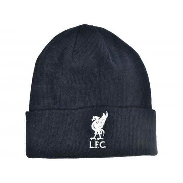 Liverpool FC Unisex Adult Bronx Knitted Beanie - Navy