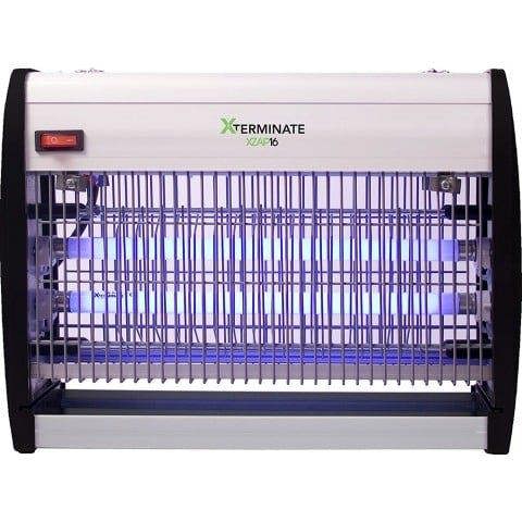 Xterminate 16w Electric Fly Killer Zapper with Bright UV Bulbs Wall Mountable, Kills Flies, Bugs, Mosquitoes and Wasps