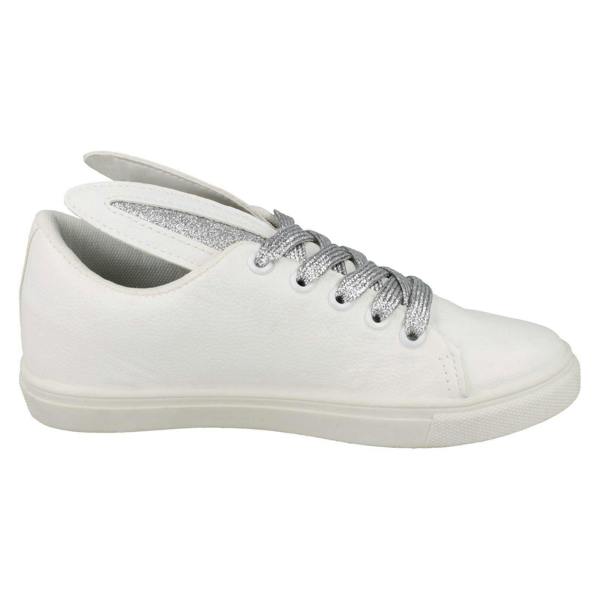 Spot On Girls Spot On Lace Up Bunny Ear Pumps