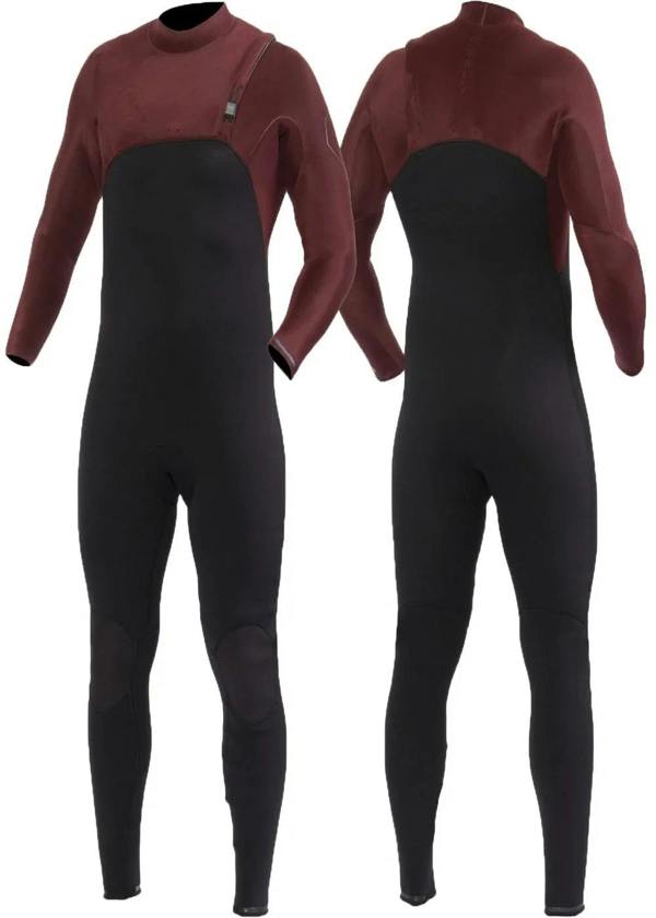 Vissla High Seas II 4-3 No Zip Full Suit - Wine