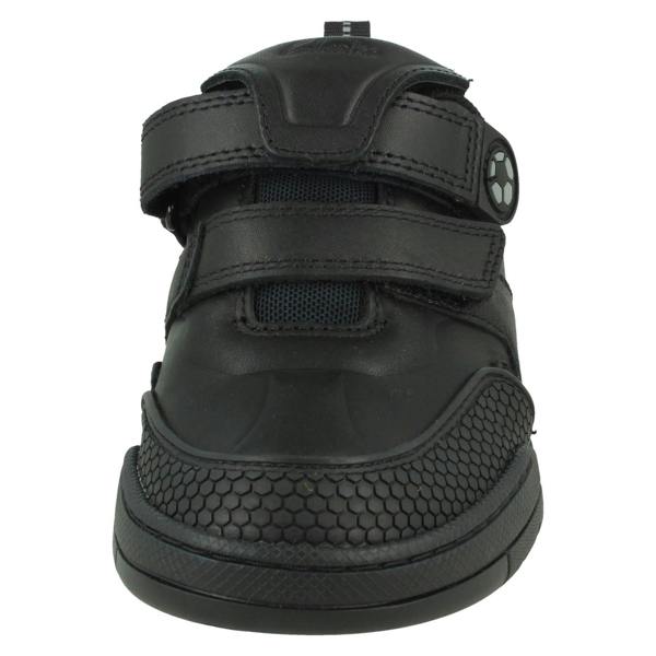 Clarks Boys Clarks Fold-Over Tongue School Shoes Laser Track K