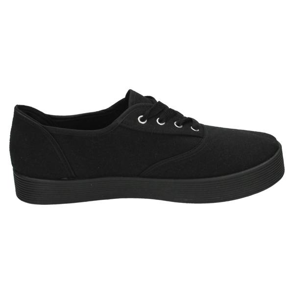 Spot On Girls Spot On Canvas Lace Up Platform Shoes