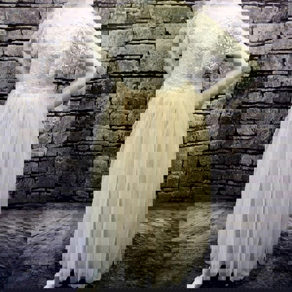 Bohemian Flutter Dress - Ivory - UK Flower Girl Boutique