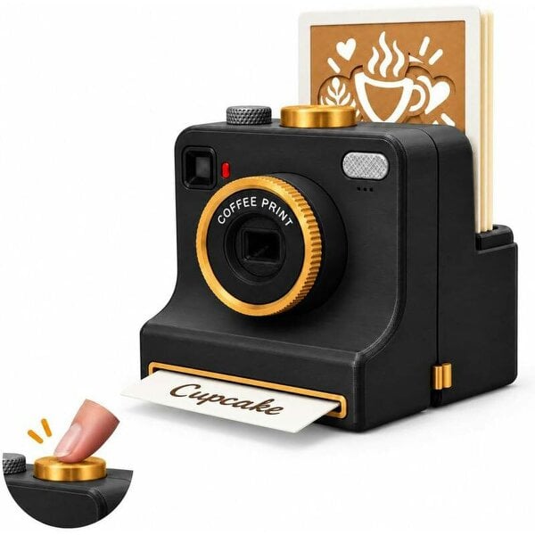 Obasyhig 3D-Printed Latte Art Camera - Black
