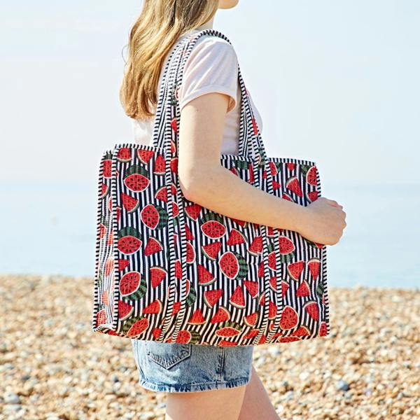 Paper High Fair Trade Watermelon Quilted Cotton Tote Bag
