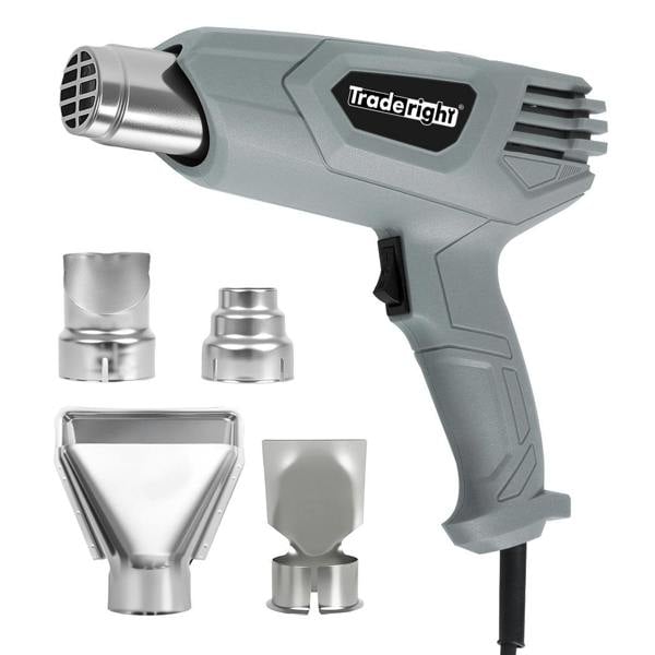Traderight Hot Air Gun Cordless Electric Heat Gun with Nozzles DIY Craft Repair