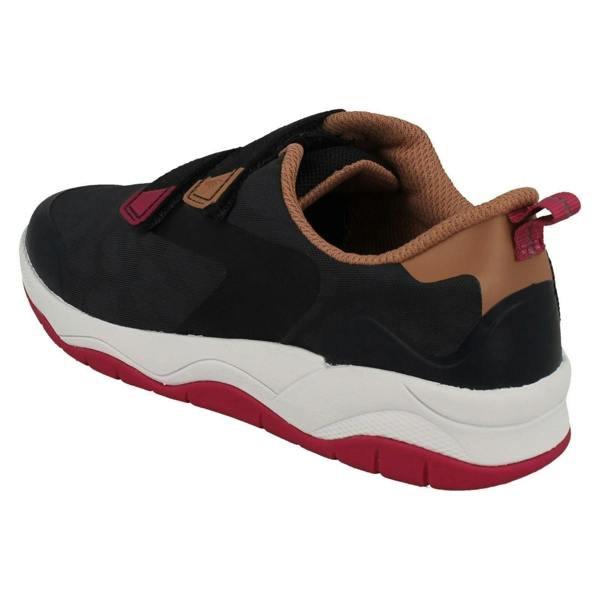 Clarks Childrens PLAY PRINTS By Clarks Big Cat Detailed Trainers Clowder Race