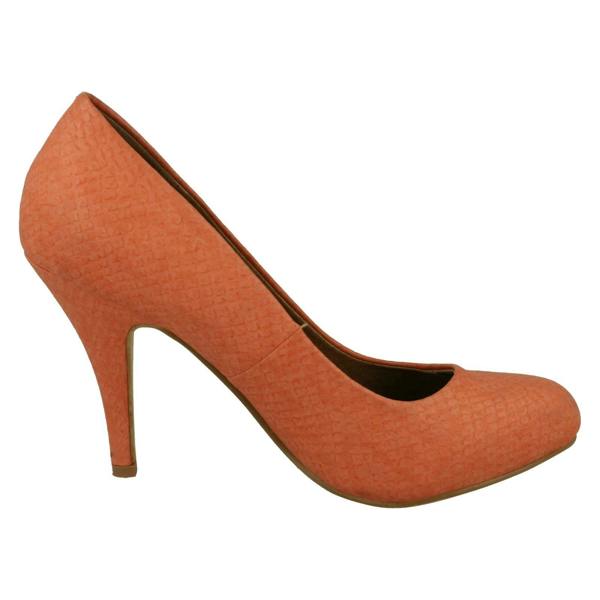 Spot On Ladies Spot On High Heel Court Shoe