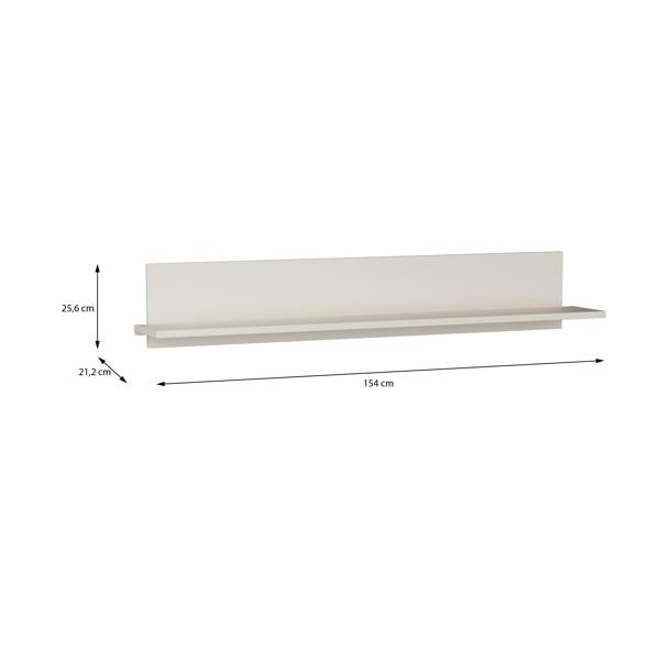Furniture To Go Alice Springs Floating Bedside Shelf in Sand