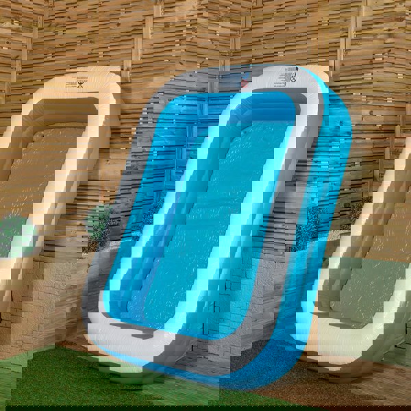 Samuel Alexander 2m x 1.5m Jumbo Rectangular Inflatable Family Paddling Pool