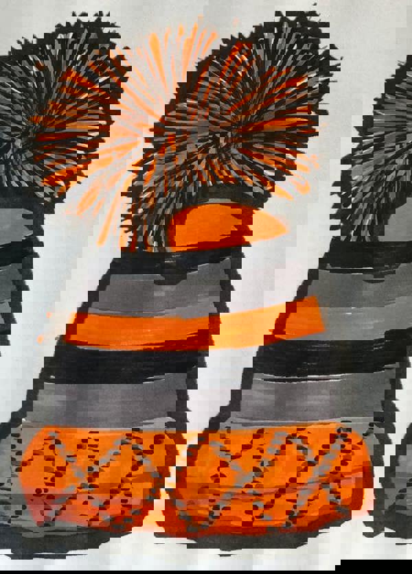 Big Bobble Hats Orange Carbon