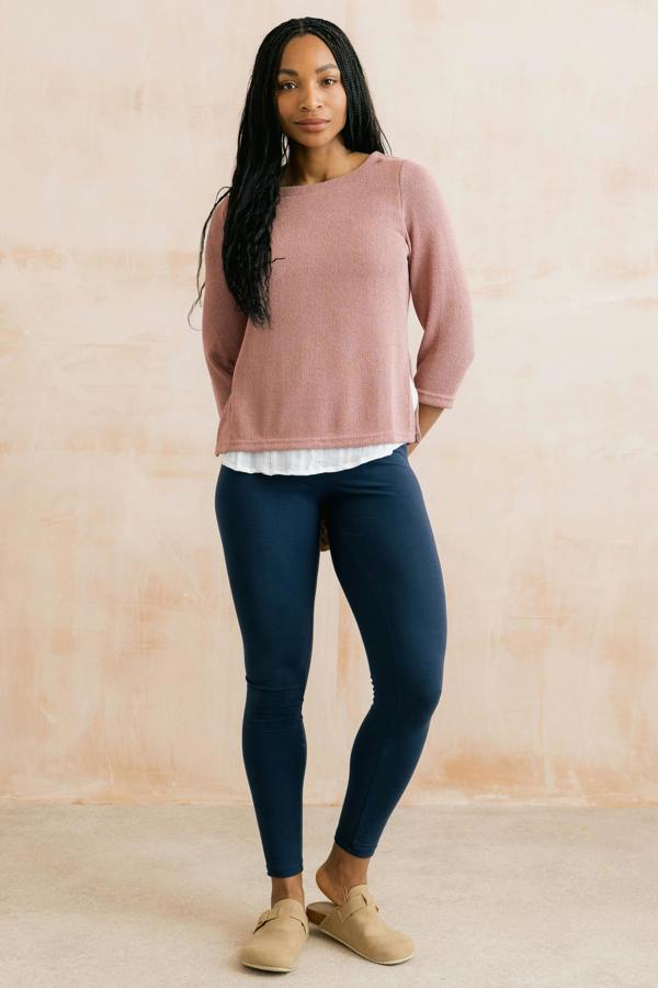 Lily & Me Full Length Leggings Navy